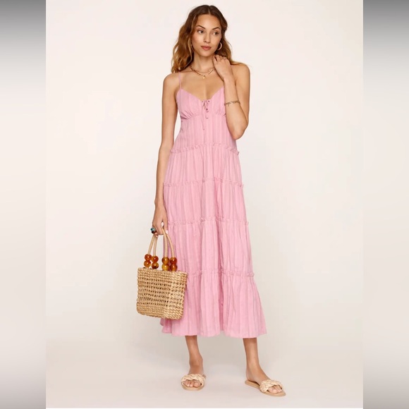 Pink Maxi Dress - Picture 1 of 5